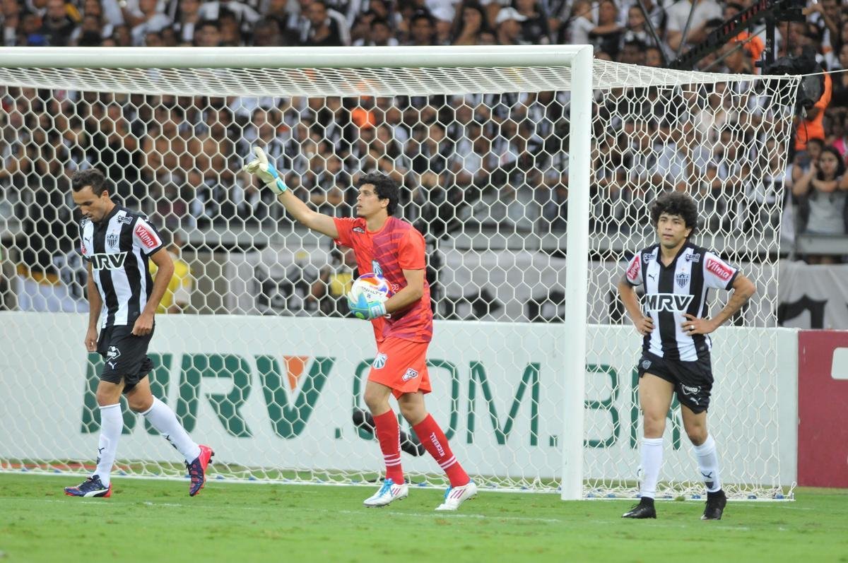 Fotos do segundo tempo do jogo de ida da final do Mineiro, entre Atltico e Caldense
