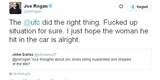 Joe Rogan, comentarista do UFC: 'O UFC fez a coisa certa. Com certeza, a situa��o � f.... Eu apenas espero que a mulher atingida pelo carro esteja bem'