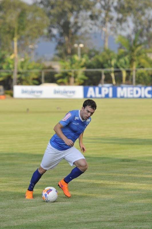 Willian Farias fez atividade  parte, ao lado de Damio, Cear e Marcus Vincius