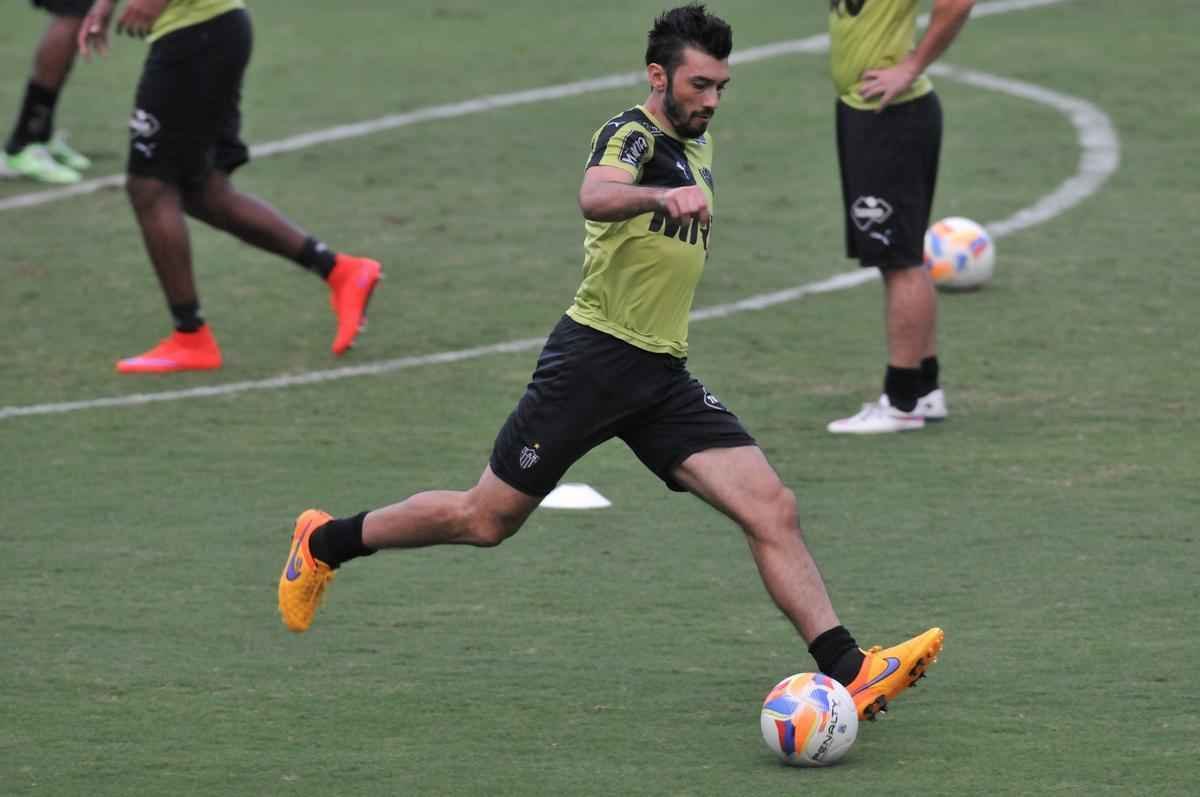 Imagens do treino do Atltico na tarde desta quarta-feira, na Cidade do Galo