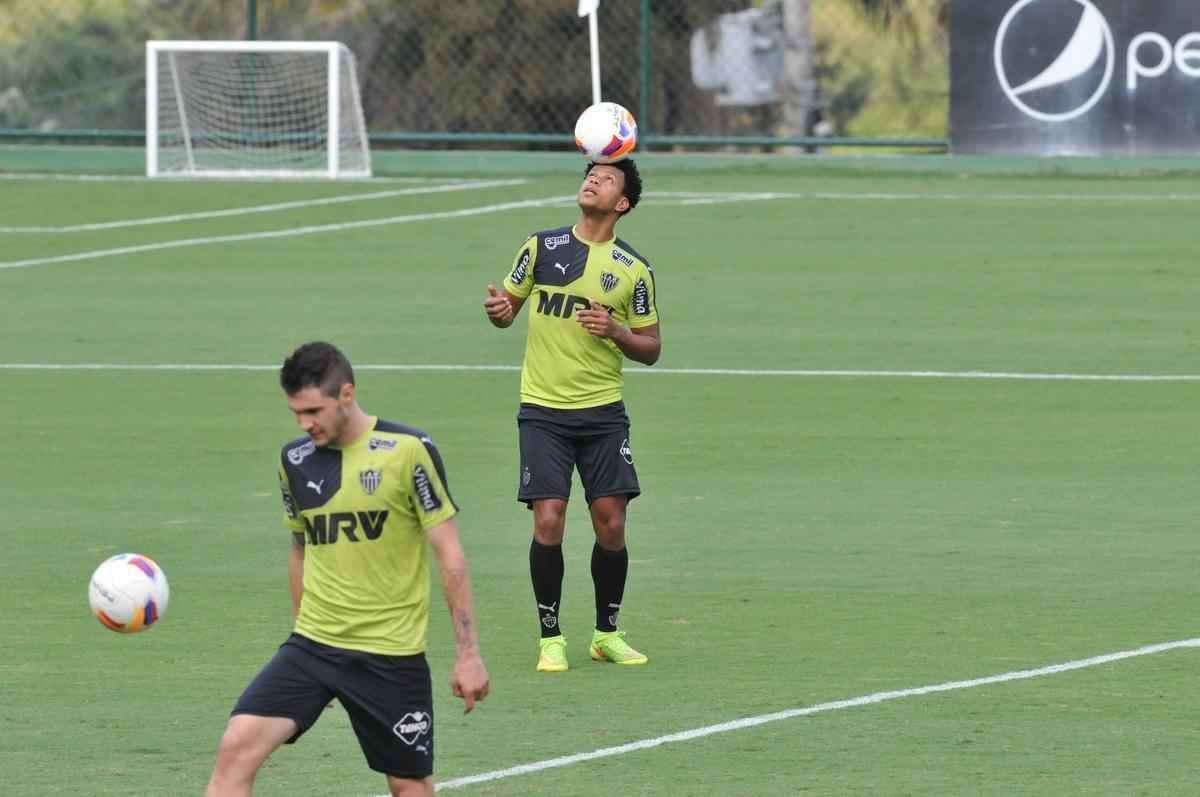 Imagens do treino do Atltico na tarde desta quarta-feira, na Cidade do Galo