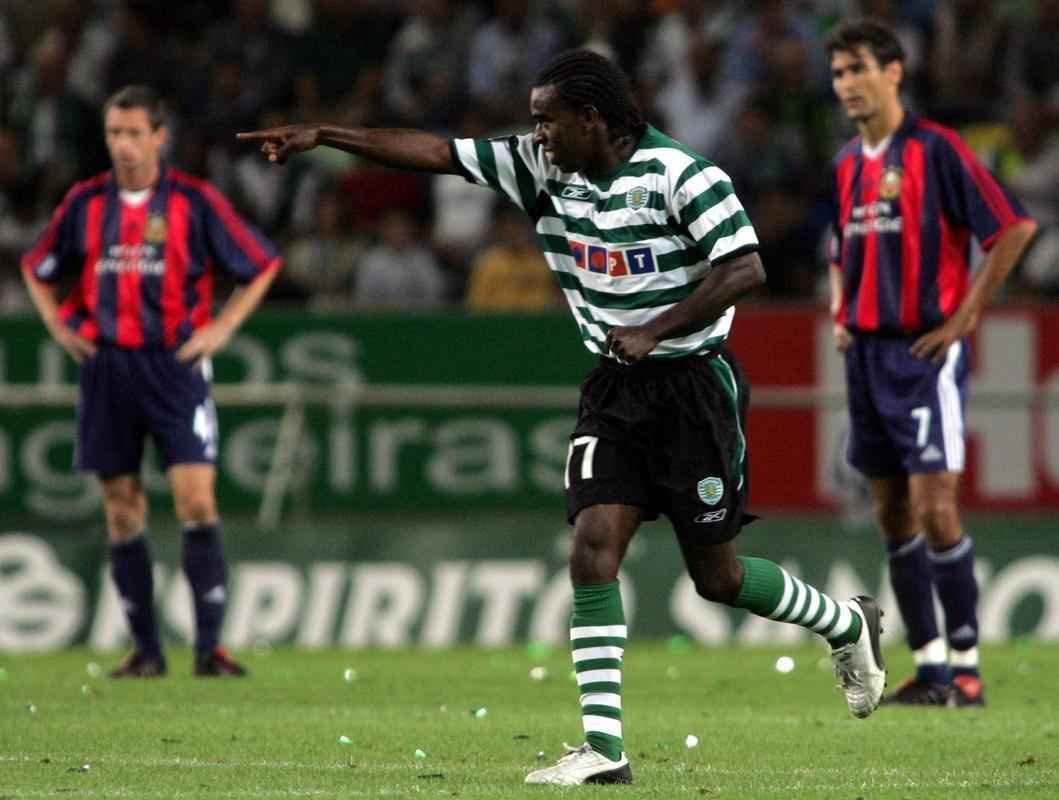 Em 2004, Tinga teve rpida passagem pelo Sporting e jogou 20 partidas pelo clube portugus