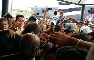 Atltico  recebido com muita festa pela torcida em Varginha, palco da deciso do Campeonato Mineiro, contra a Caldense
