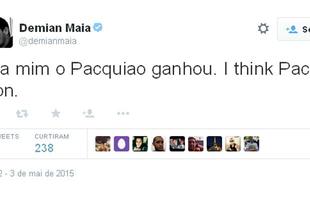 Brasileiro Demian Maia, lutador dos meio-mdios do UFC, contesta vitria do 'Money'