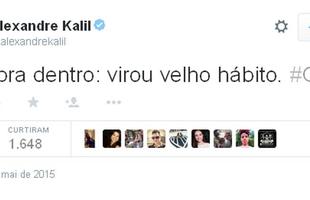 Ex-presidente do Atltico, Alexandre Kalil deu sua tradicional 'twittada'
