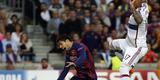 Imagens do primeiro tempo do duelo entre Barcelona e Bayern de Munique, no Camp Nou