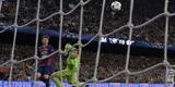 Comemorao do segundo gol de Messi sobre o Bayern de Munique