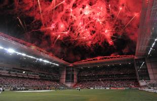 Fotos da torcida do Atltico no jogo contra o Internacional