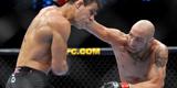 A primeira vitria aconteceu no UFC 103. Rafael dos Anjos venceu Rob Emerson por deciso unnime no Texas