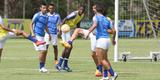 Tcnico Marcelo Oliveira fez um treino ttico fechado na Toca da Raposa II e no mostrou o time que enfrentar o So Paulo. Jornalistas acompanharam apenas atividade recreativa.