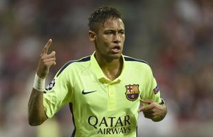 Segundo gol de Neymar sobre o Bayern na derrota por 3 a 2, em Munique, no jogo de volta das semifinais da Liga dos Campees. No primeiro duelo, no Camp Nou, Barcelona havia goleado alemes por 3 a 0