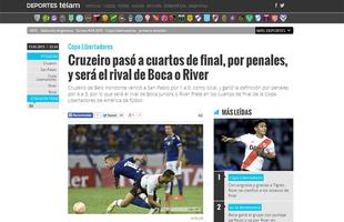 Agncia Tlam deu amplo destaque  vitria do Cruzeiro
