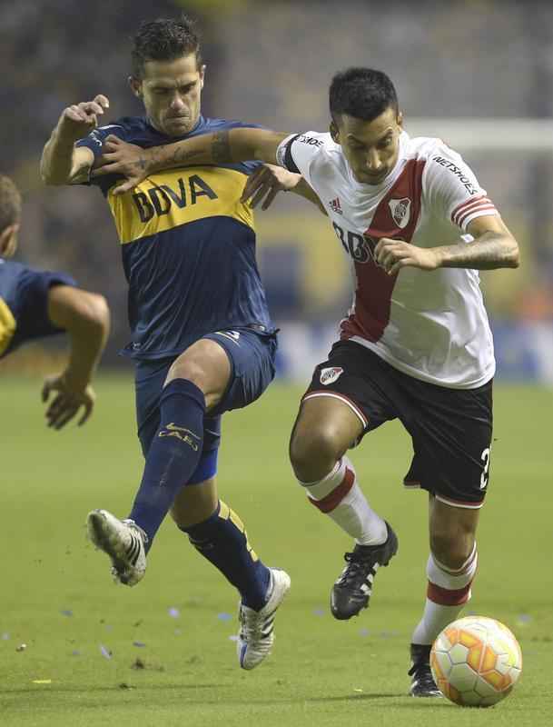 Fotos do jogo entre Boca Juniors e River Plate pela Copa Libertadores