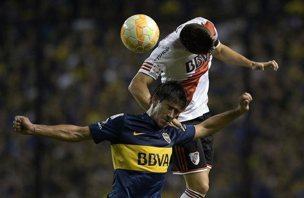 Fotos do jogo entre Boca Juniors e River Plate pela Copa Libertadores