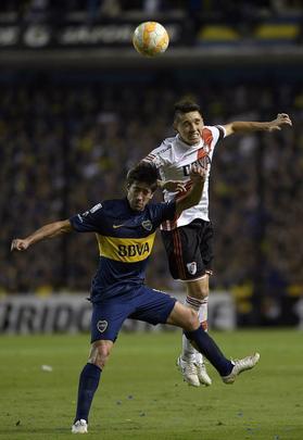 Fotos do jogo entre Boca Juniors e River Plate pela Copa Libertadores