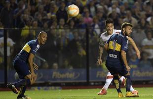 Fotos do jogo entre Boca Juniors e River Plate pela Copa Libertadores