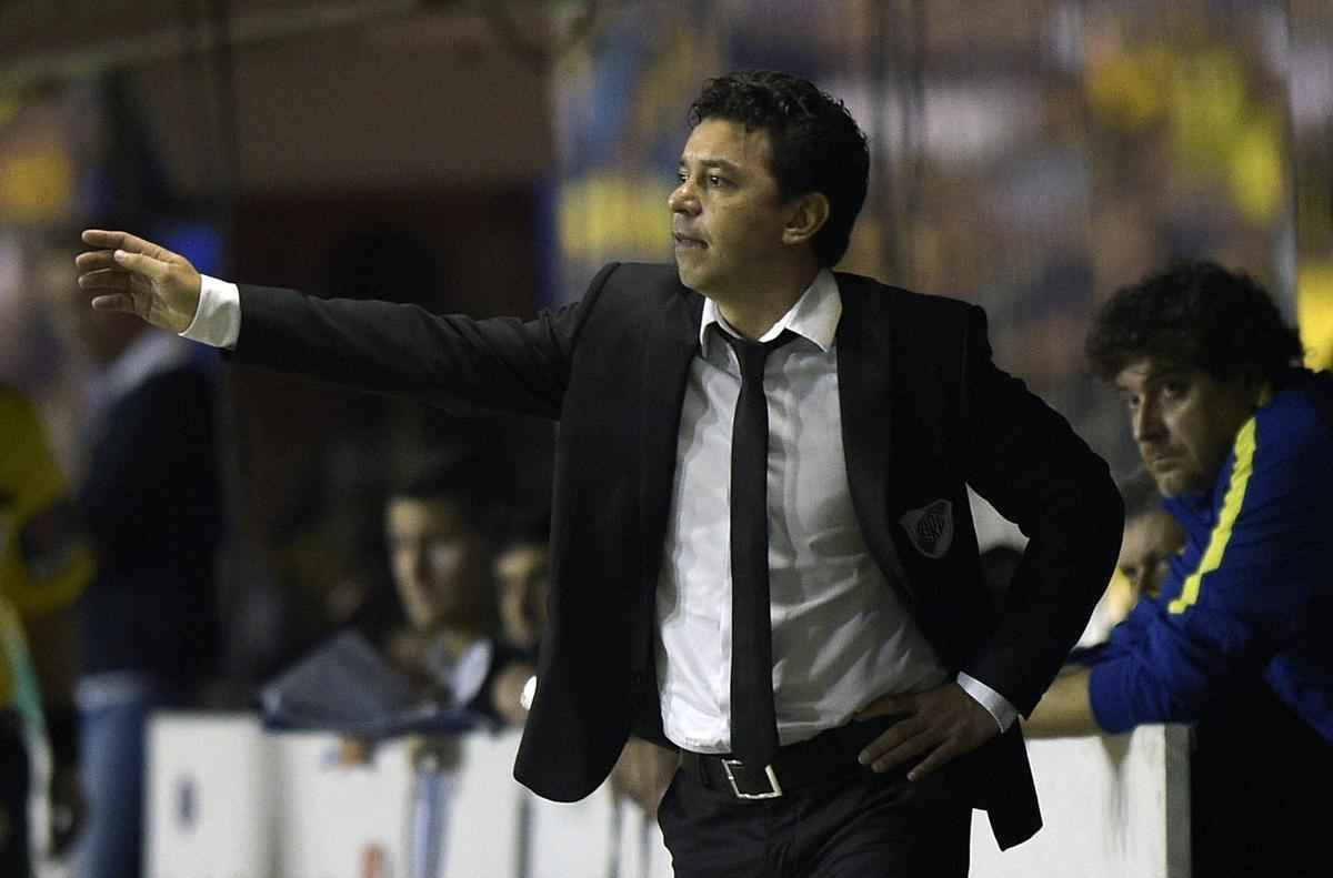 Fotos do jogo entre Boca Juniors e River Plate pela Copa Libertadores