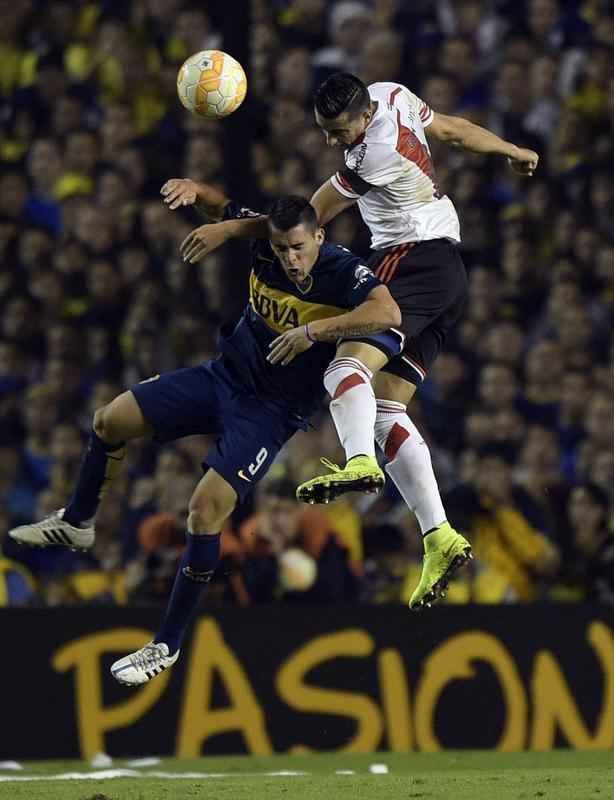 Fotos do jogo entre Boca Juniors e River Plate pela Copa Libertadores