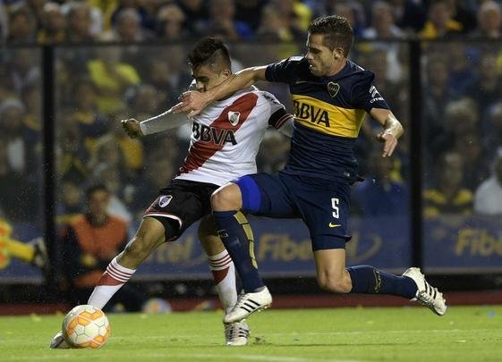 Fotos do jogo entre Boca Juniors e River Plate pela Copa Libertadores