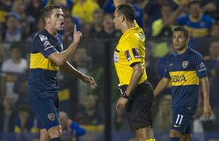 Fotos do jogo entre Boca Juniors e River Plate pela Copa Libertadores