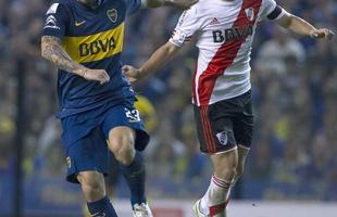 Fotos do jogo entre Boca Juniors e River Plate pela Copa Libertadores