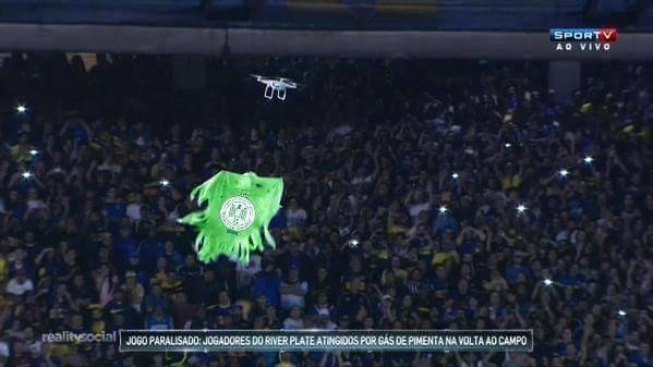 Drone na Bombonera vira meme na internet; veja alguns