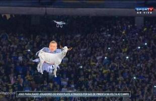 Drone na Bombonera vira meme na internet; veja alguns