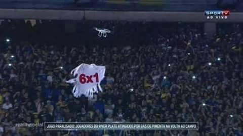 Drone na Bombonera vira meme na internet; veja alguns