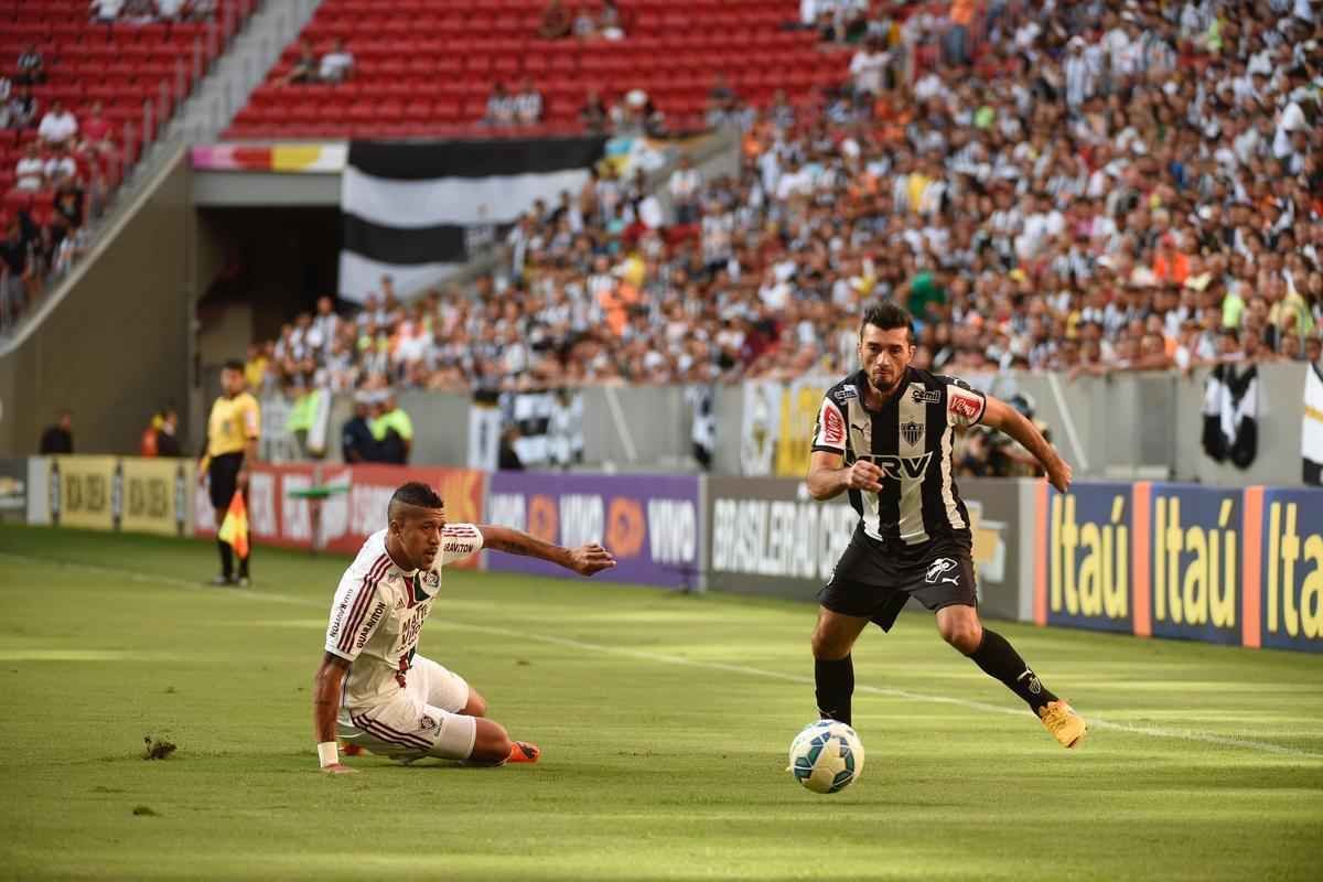 Imagens do jogo entre Atltico e Fluminense, no Man Garrincha, em Braslia, pelo Campeonato Brasileiro