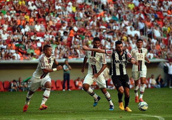 Imagens do jogo entre Atlético e Fluminense, no Mané Garrincha, em Brasília, pelo Campeonato Brasileiro
