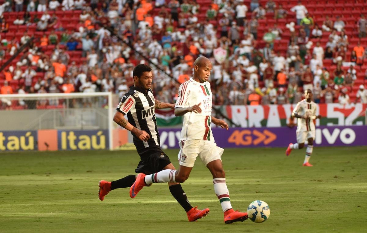 Imagens do jogo entre Atltico e Fluminense, no Man Garrincha, em Braslia, pelo Campeonato Brasileiro