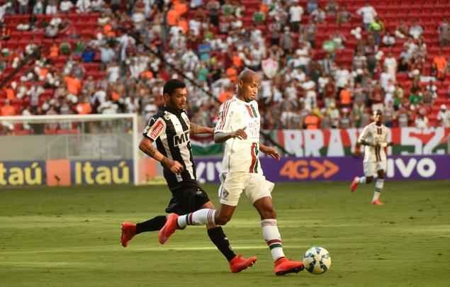 Imagens do jogo entre Atlético e Fluminense, no Mané Garrincha, em Brasília, pelo Campeonato Brasileiro