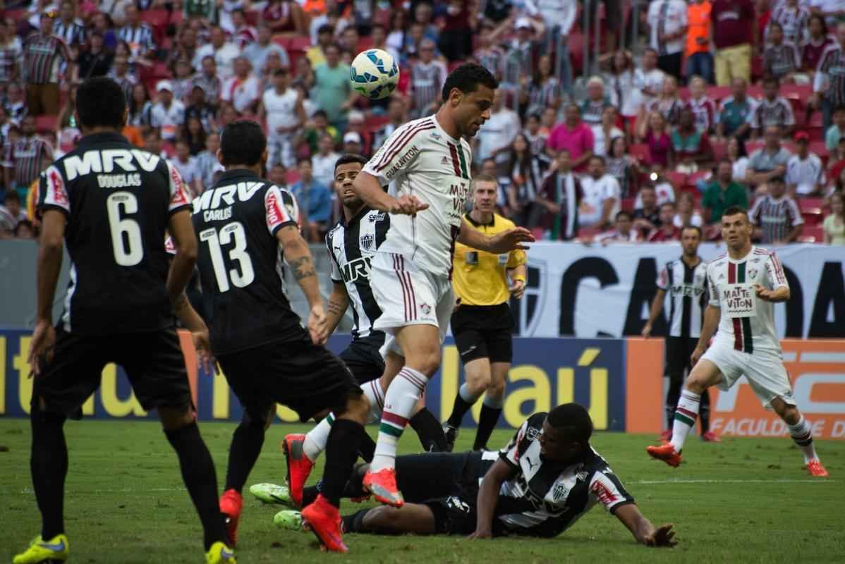 Imagens do jogo entre Atltico e Fluminense, no Man Garrincha, em Braslia, pelo Campeonato Brasileiro