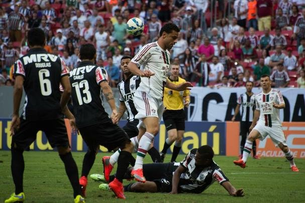 Imagens do jogo entre Atlético e Fluminense, no Mané Garrincha, em Brasília, pelo Campeonato Brasileiro
