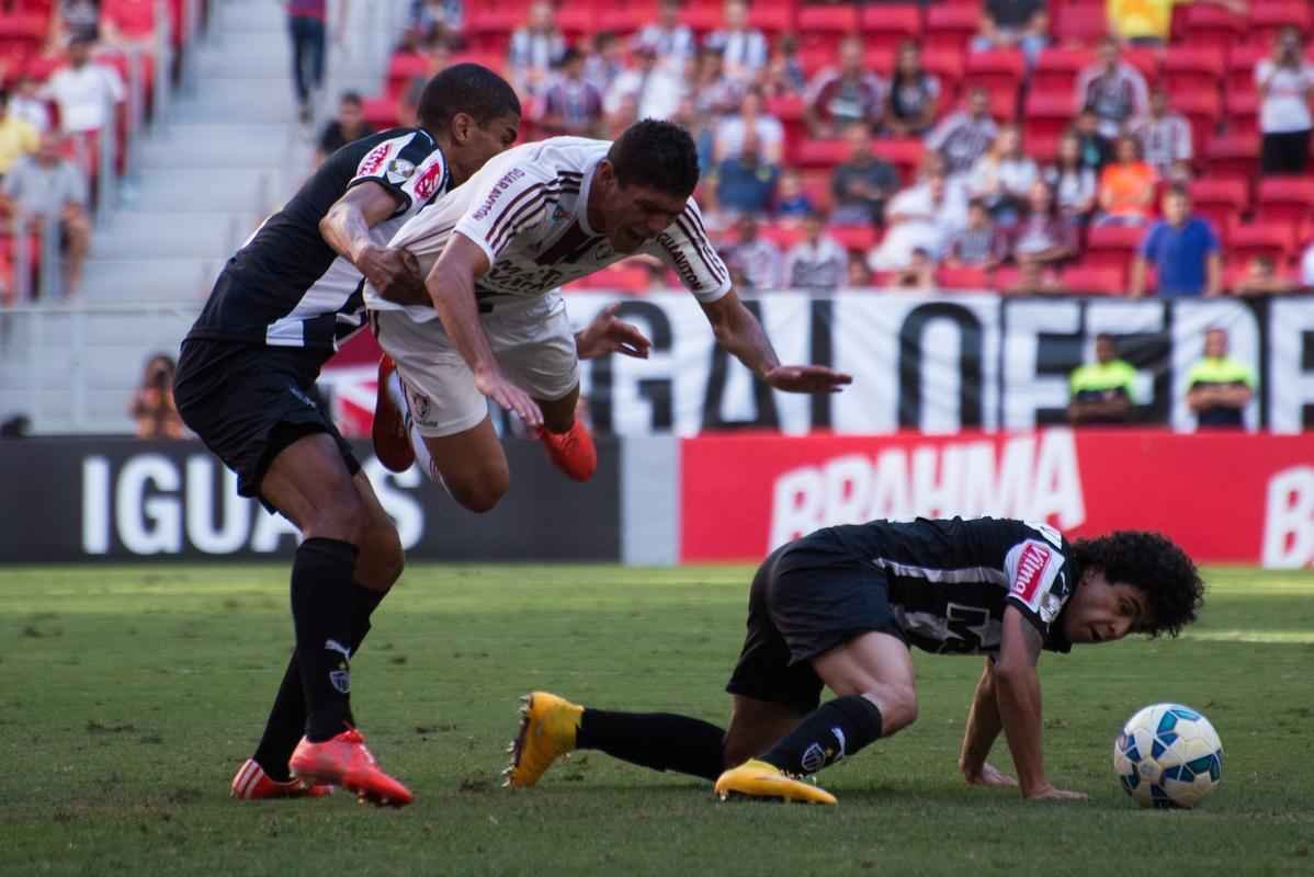 Imagens do jogo entre Atltico e Fluminense, no Man Garrincha, em Braslia, pelo Campeonato Brasileiro