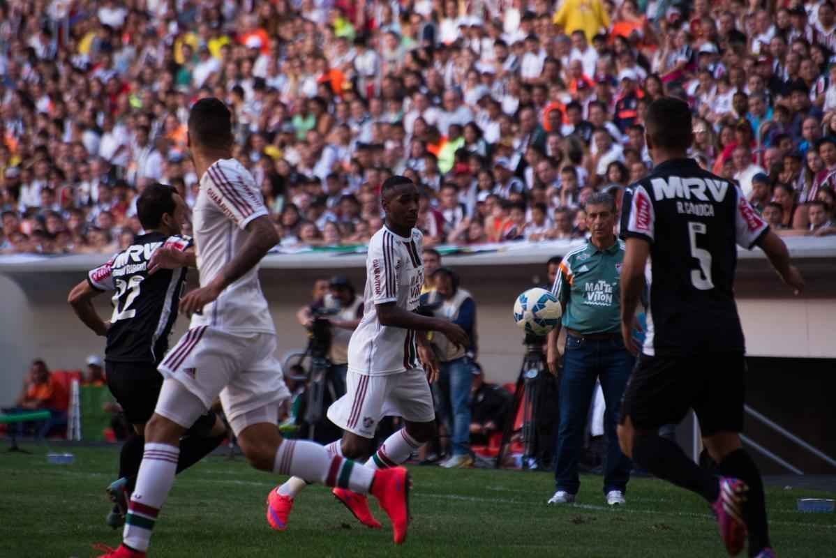 Imagens do jogo entre Atltico e Fluminense, no Man Garrincha, em Braslia, pelo Campeonato Brasileiro