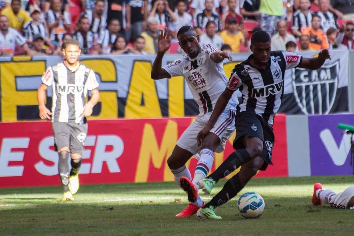 Imagens do jogo entre Atltico e Fluminense, no Man Garrincha, em Braslia, pelo Campeonato Brasileiro