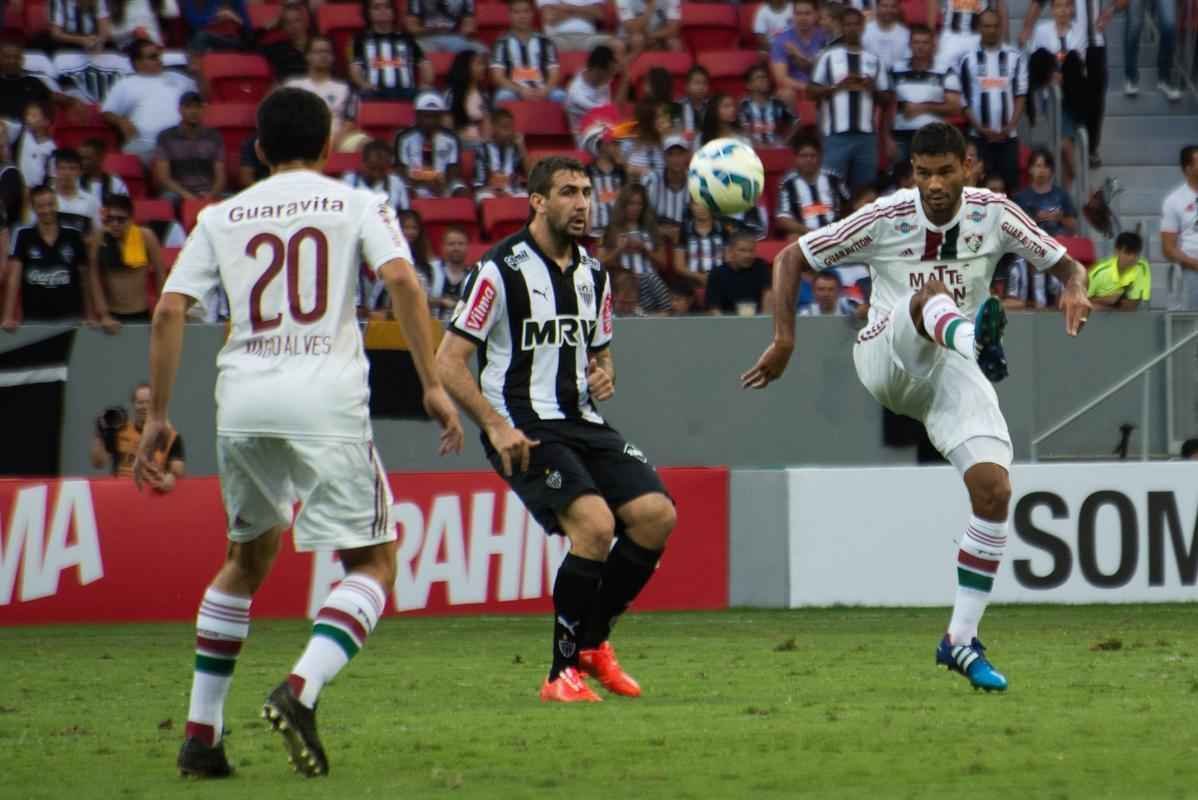 Imagens do jogo entre Atltico e Fluminense, no Man Garrincha, em Braslia, pelo Campeonato Brasileiro