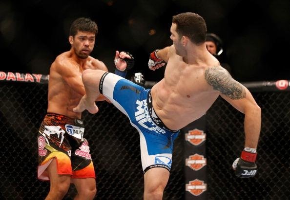 Lyoto Machida foi o segundo desafiante de Chris Weidman pelo cinturo dos mdios e acabou derrotado por deciso unnime, em julho do ano passado, no UFC 175