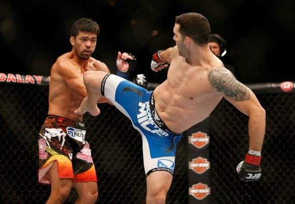 Lyoto Machida foi o segundo desafiante de Chris Weidman pelo cinturão dos médios e acabou derrotado por decisão unânime, em julho do ano passado, no UFC 175