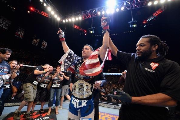 Lyoto Machida foi o segundo desafiante de Chris Weidman pelo cinturo dos mdios e acabou derrotado por deciso unnime, em julho do ano passado, no UFC 175