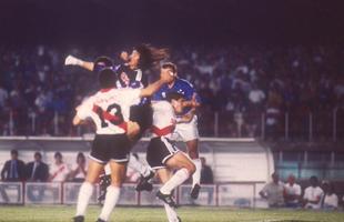 Em 1992, Cruzeiro eliminou o River Plate das quartas de final da Supercopa dos Campees da Libertadores