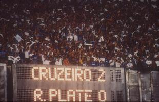 Em 1992, Cruzeiro eliminou o River Plate das quartas de final da Supercopa dos Campees da Libertadores