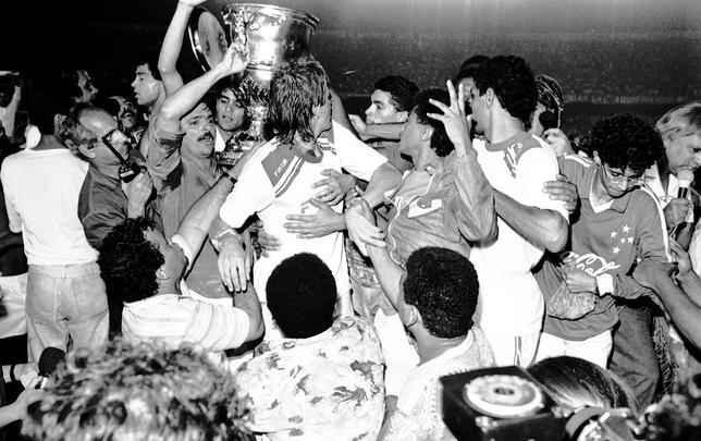 Em 1991, Cruzeiro conquistou a Supercopa dos Campees da Libertadores sobre o River Plate