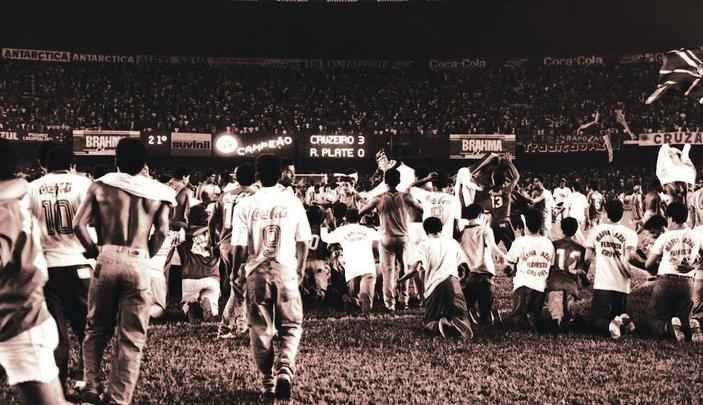 Em 1991, Cruzeiro conquistou a Supercopa dos Campees da Libertadores sobre o River Plate