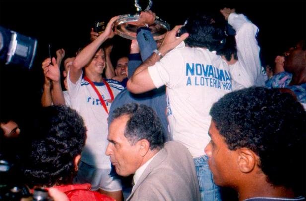 Em 1991, Cruzeiro conquistou a Supercopa dos Campees da Libertadores sobre o River Plate