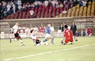 Cruzeiro eliminou o River das quartas de final da Mercosul de 1998