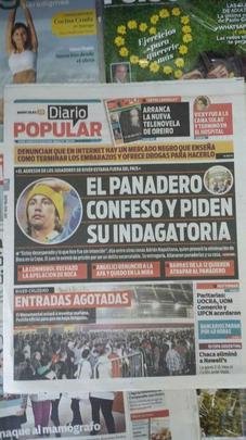 Diario Popular d toda capa  confuso envolvendo Boca x River e ao jogo com o Cruzeiro