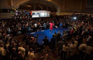 Imagens do treino aberto do UFC 187, em Las Vegas - Anthony Johnson