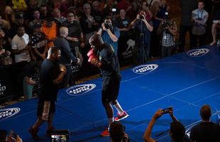 Imagens do treino aberto do UFC 187, em Las Vegas - Daniel Cormier